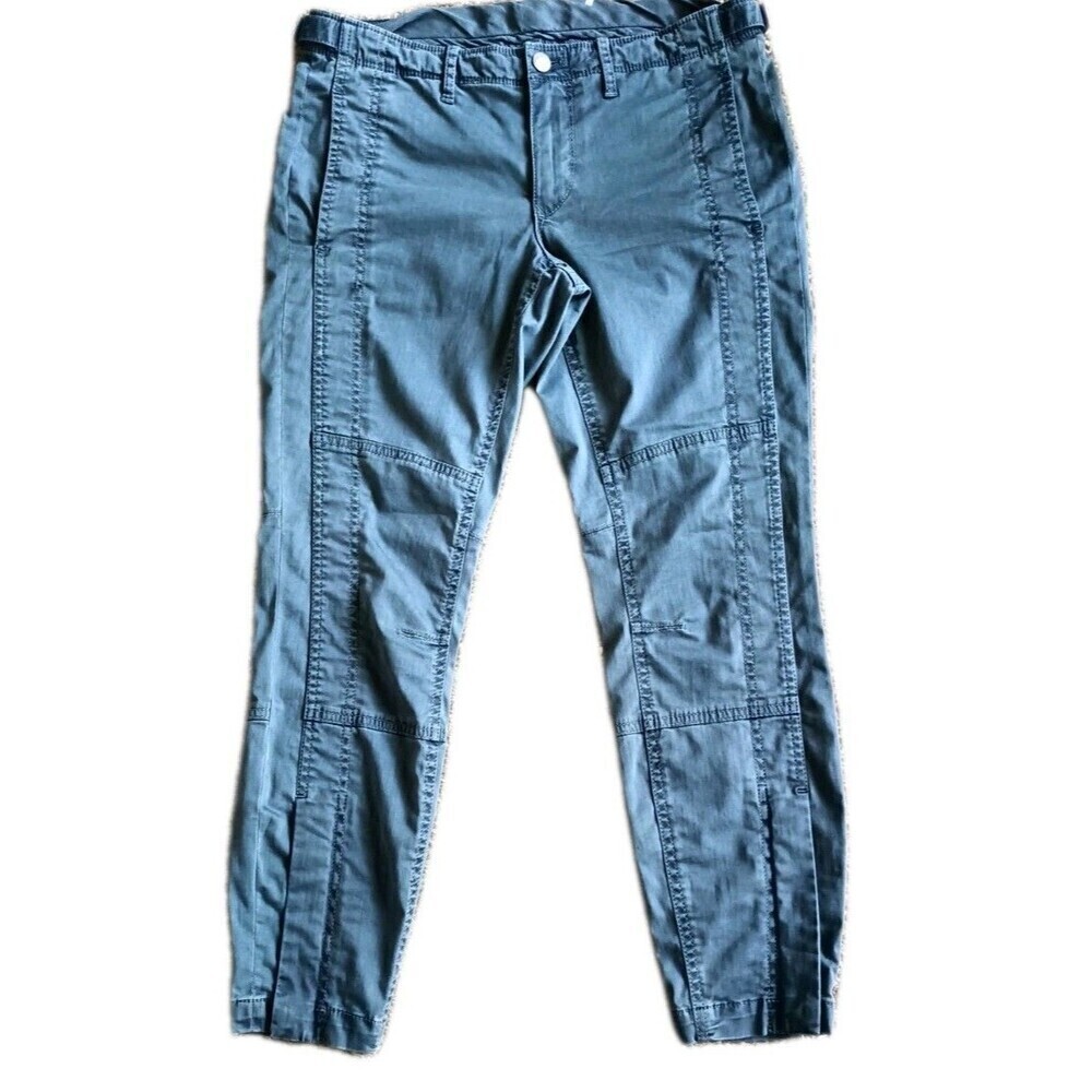 Jordan Louis Skyler Pant Size 29 Blue Skinny Military Zippered Ankle Casual